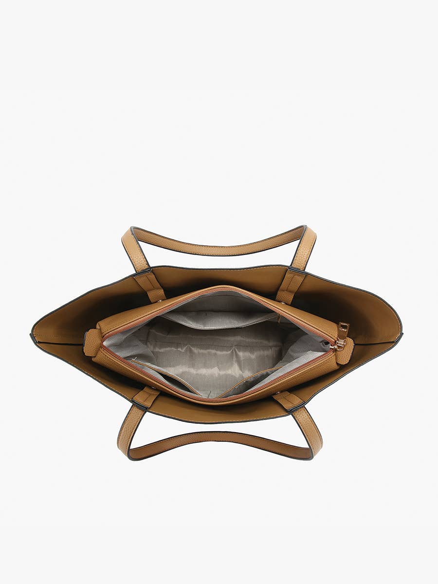 Jen & Co. - Wholesale Tote Bag - Women's - M2613 Millie Classic Paneled Tote6