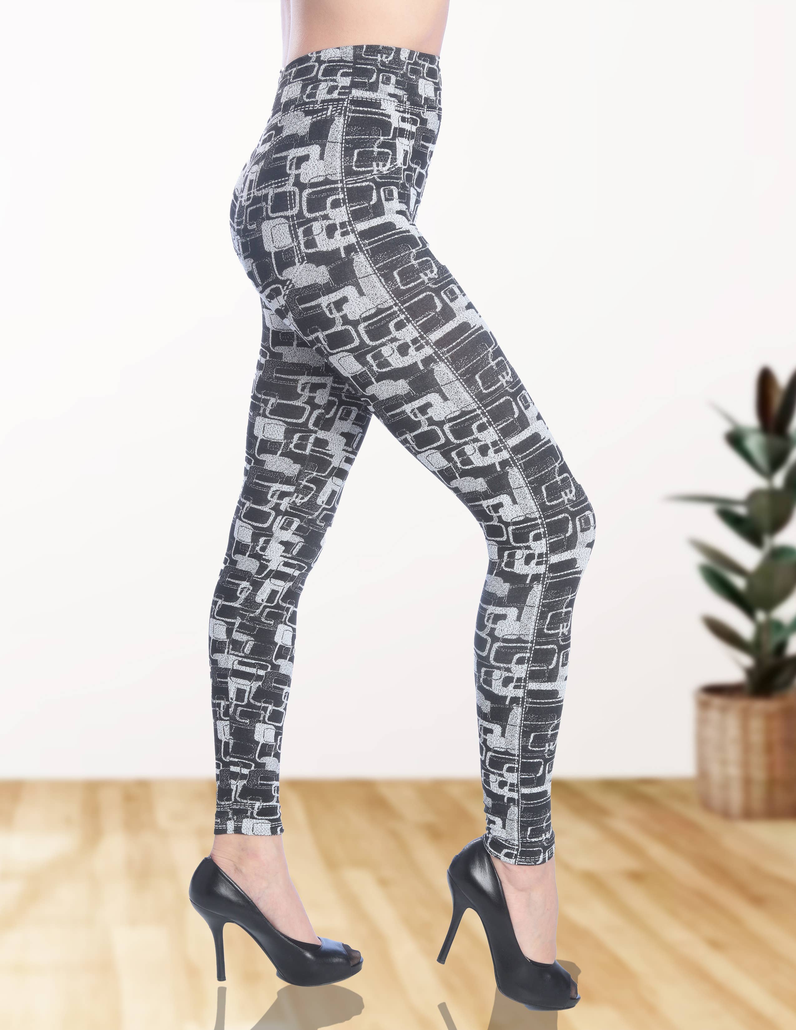 Isadora, Tipi toe, & James Fiallo - Wholesale Fashion Leggings - Women's - Women's Isadora Hacci Knit Fashionable Leggings2