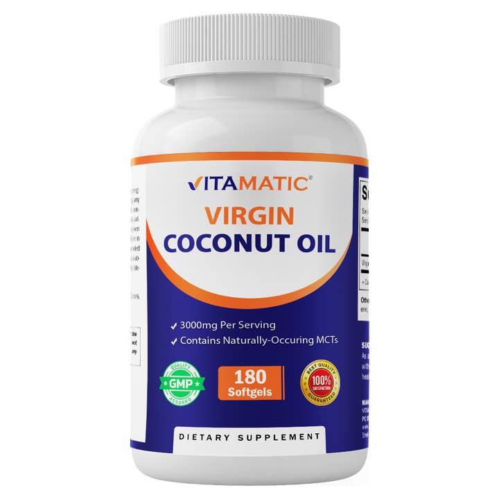 Vitamatic | Virgin Coconut Oil | 180 Softgels for wholesale by Vitamatic