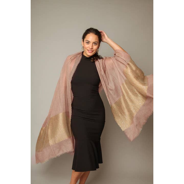 SAACHI - Wholesale Wrap - Women's - Embellished Cashmere Wrap5