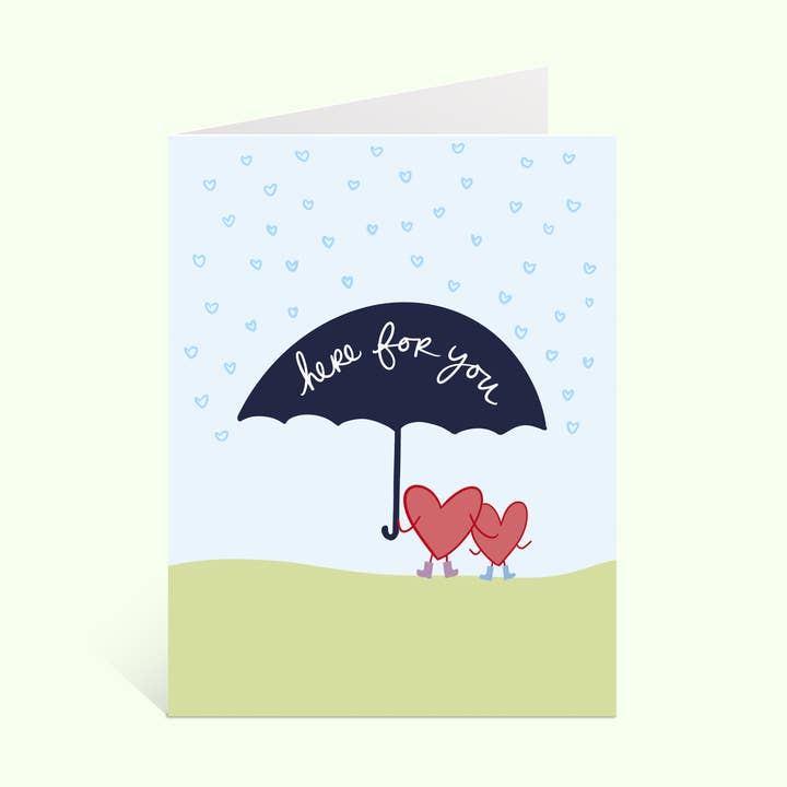Here For You Card for wholesale by bellwell