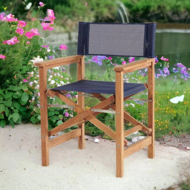 LOOMLAN - Wholesale Folding Chair - Director Teak Folding Outdoor Folding Armchair1