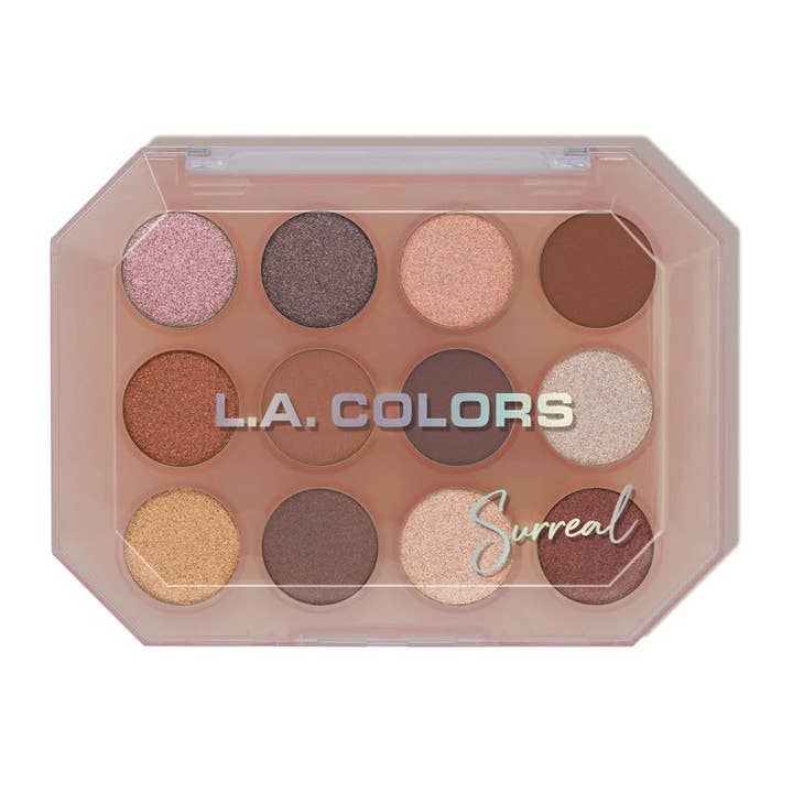 PINEAPPLE Beauty - Wholesale Eyeshadow Palette - LA Colors C69012 Surreal 12 color Eyeshadow Palette - 3pcs