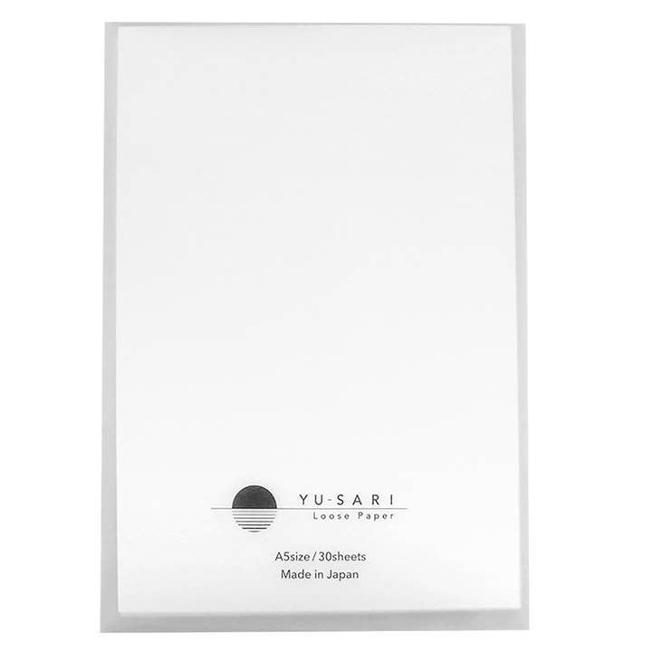 NAKABAYASHI Stationery - Venta al por mayor Cuadernos - Hojas sueltas Yu-Sari, lisas, B5 y A5, 30 hojas
