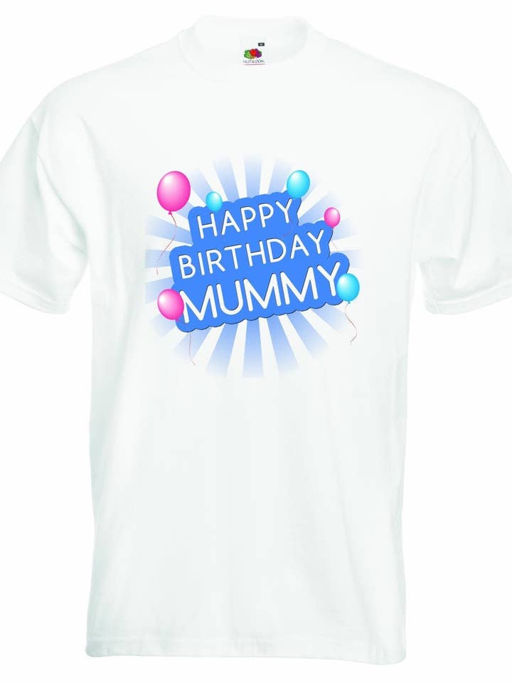 Happy Birthday Mummy - Boys T-shirt for wholesale by Little Ratbag