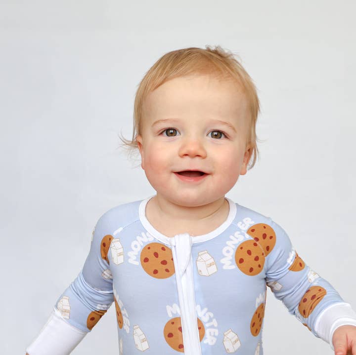 Sleepy Ducks - Wholesale Jumpsuit - Baby - Cookie Monster Baby Romper0