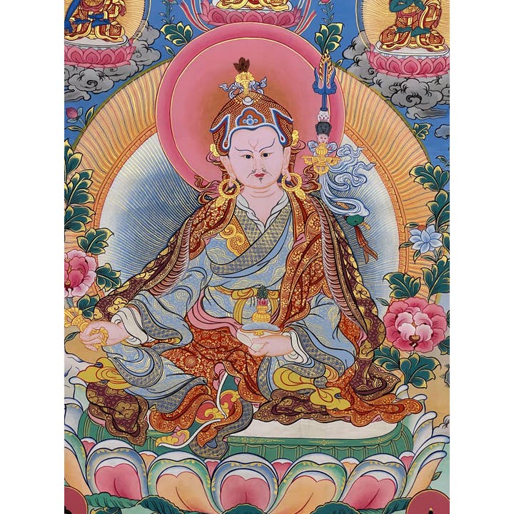 Art Of Tibet - Wholesale Painting/Drawing - Guru Rinpoche Padmasambhava Large Thangka3