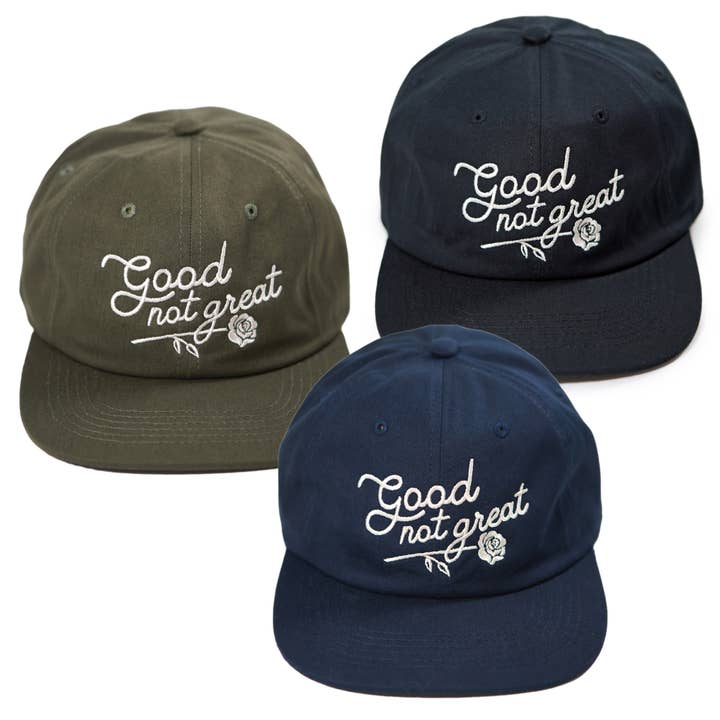 Good Not Great Unstructured Hat for wholesale by Stuntin Goods