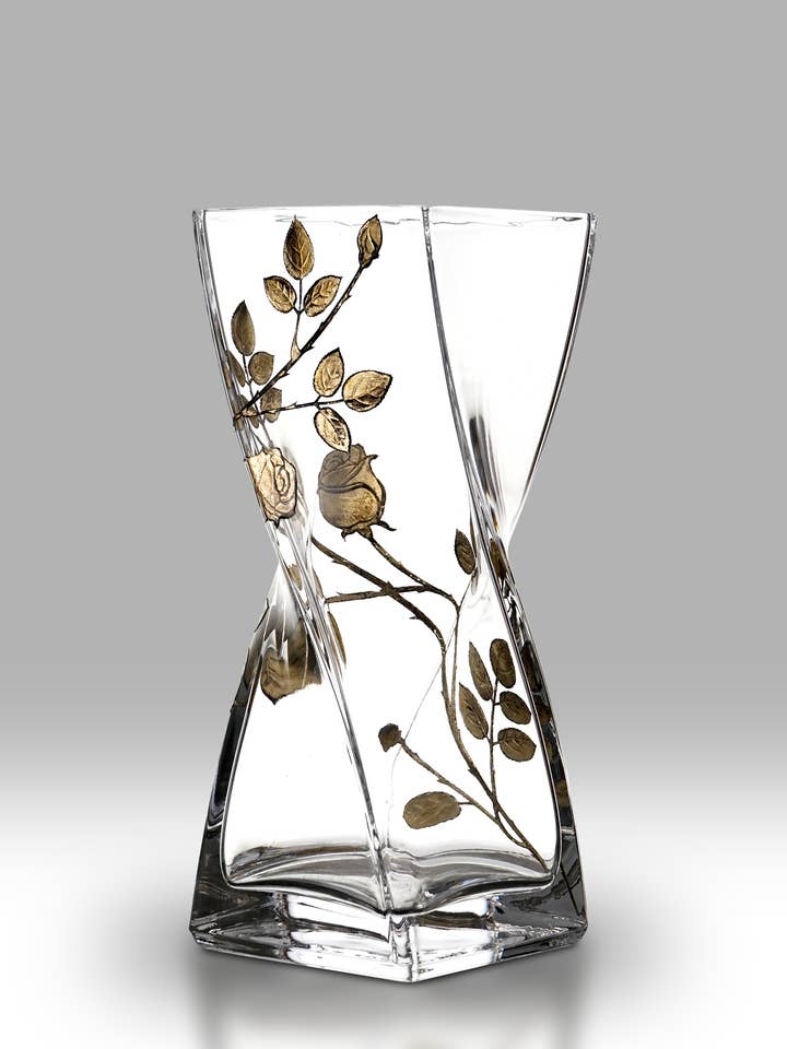 Evighedsrose - Guld - 20 cm Twist for engroshandel hos Nobile Glassware Ltd.