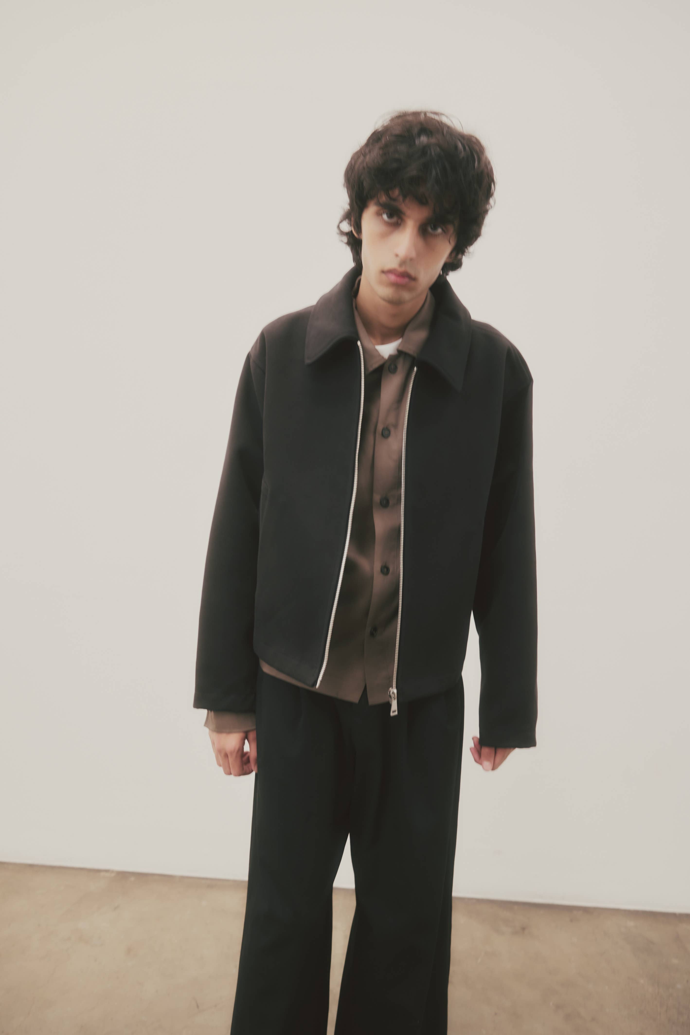 BLACK The David Jacket | Heavyweight Utility Jacket for wholesale on Faire4