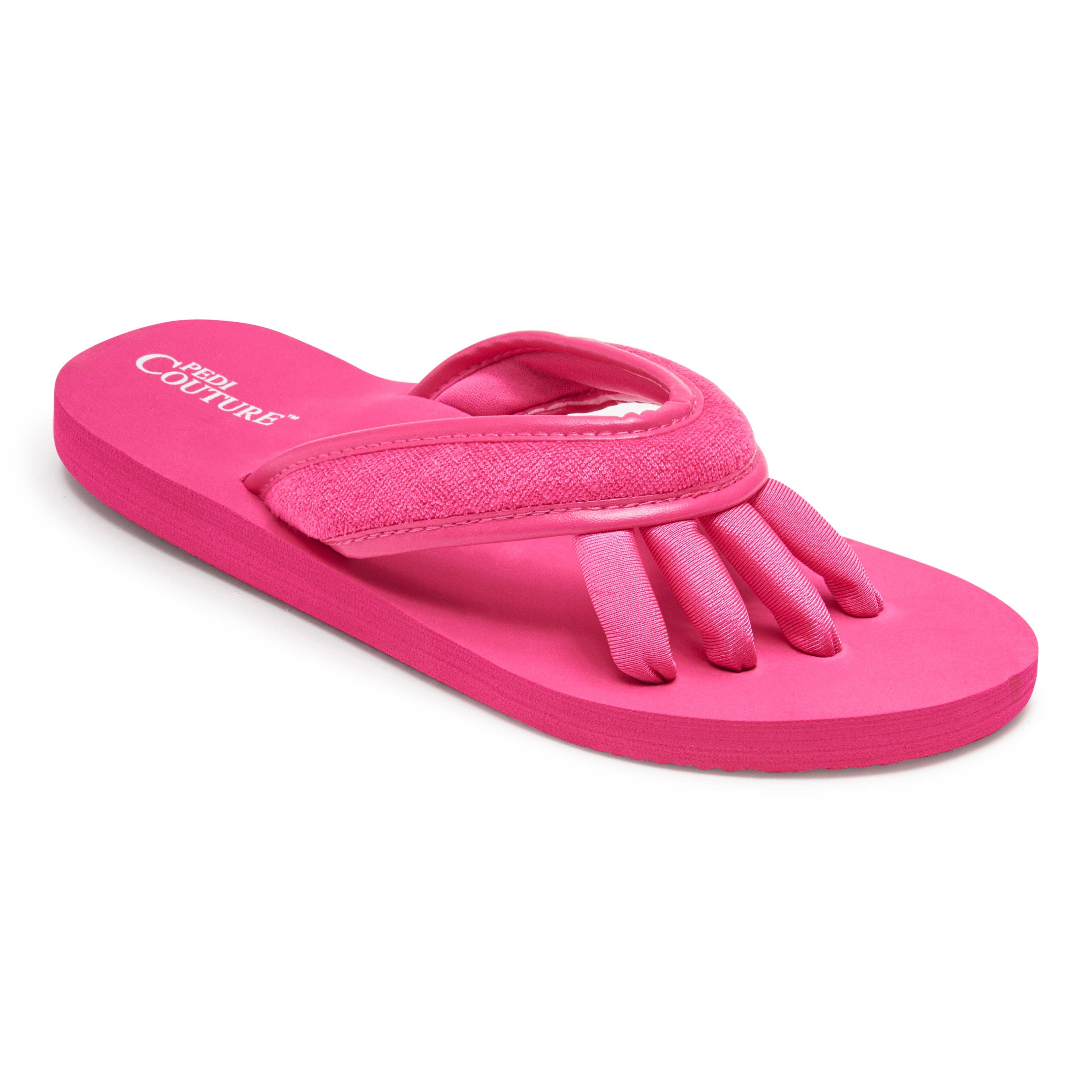 Pedi Couture - Wholesale Sandals - Women's - Fuchsia  Women's Yoga Toe Separator Sandals5