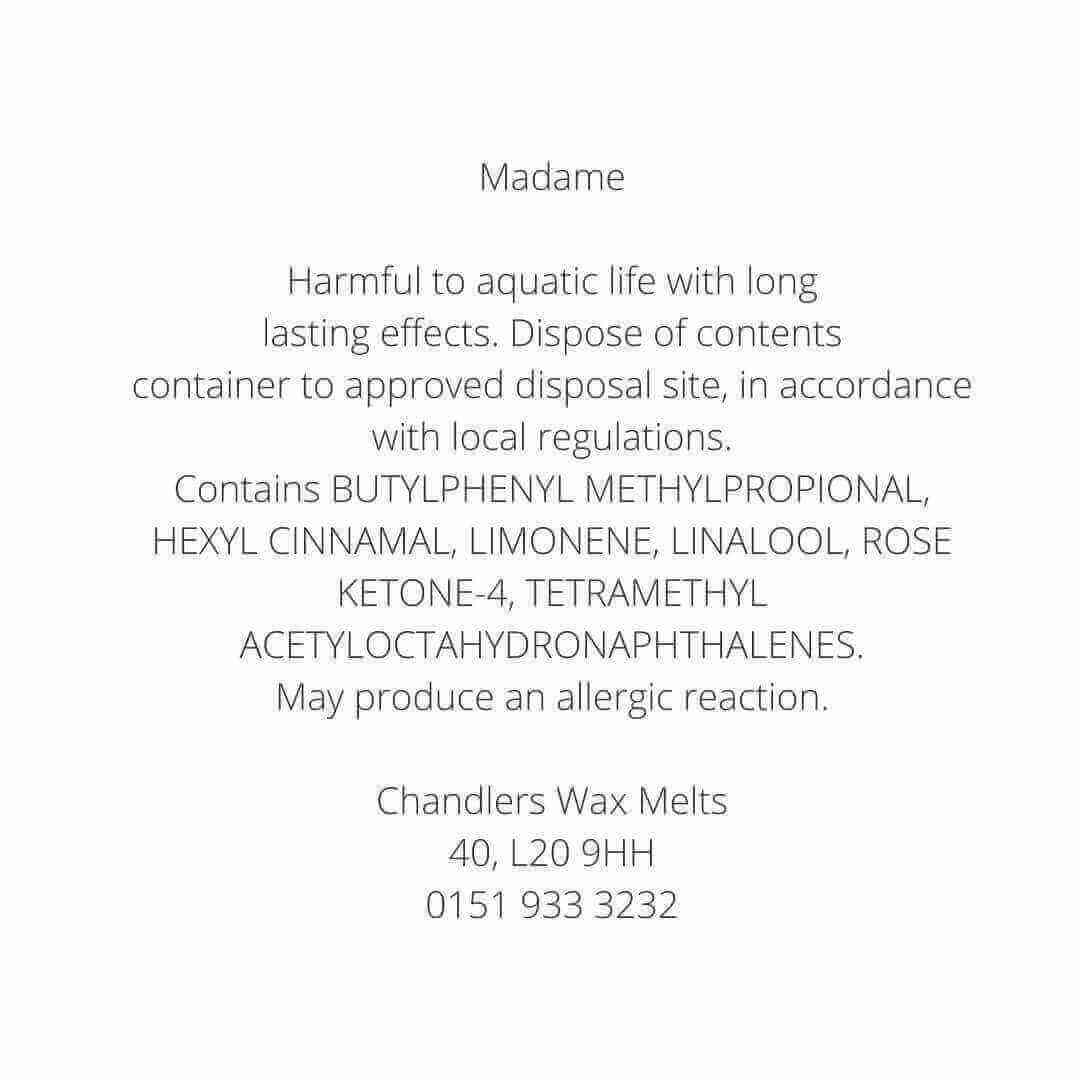 Chandlers Wax Melts – wholesale Wax melt – Madame Soy Wax Melt1