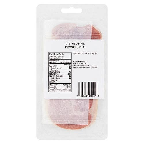 Di Bruno Bros. - Wholesale Ham - Sliced Prosciutto Small Tray1