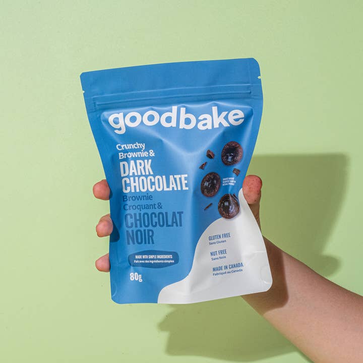 Goodbake - Wholesale Brownie - Dark Chocolate Crunchy Brownie Snack Pack (80gr)3