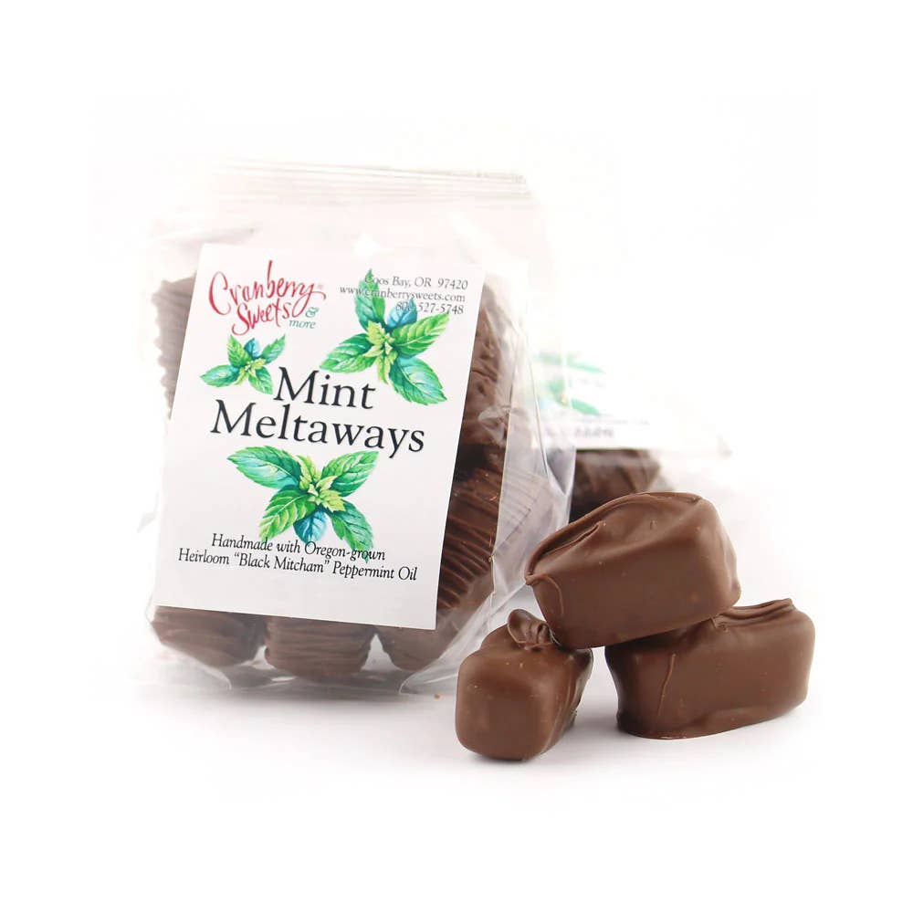 Cranberry Sweets & More - Wholesale Chocolate Covered Sweets - Oregon Heirloom Mint Meltaways