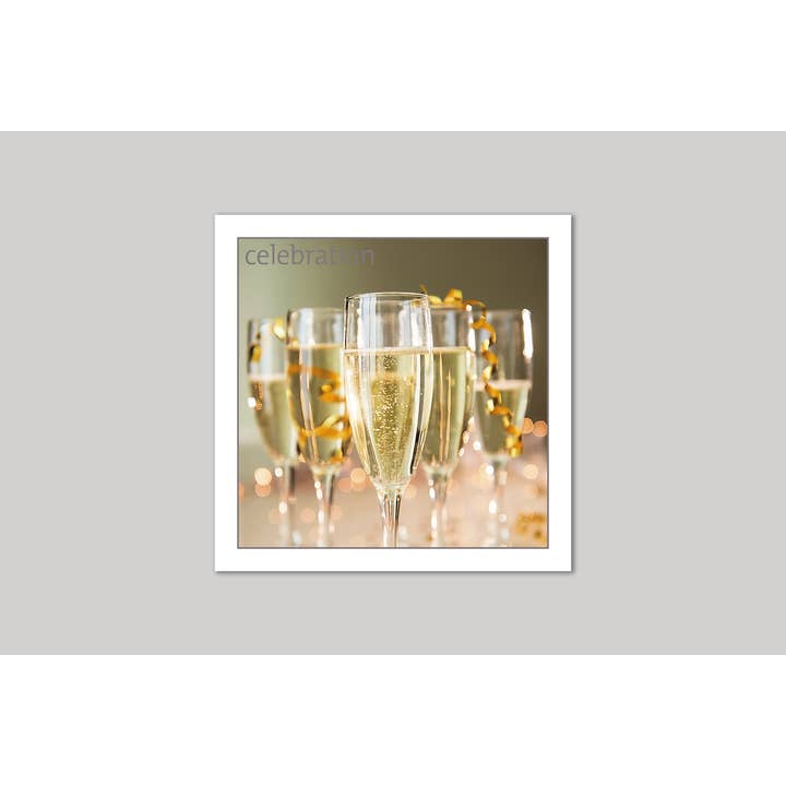 Carte de vœux pour la fête du champagne pour la vente par Icon