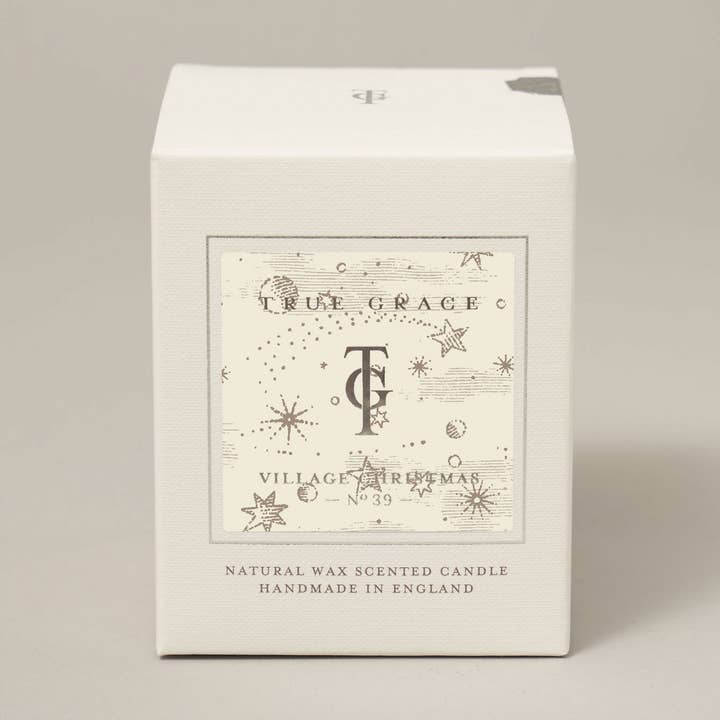 Village Christmas Classic Candle - Festive, Natural Wax for wholesale by True Grace