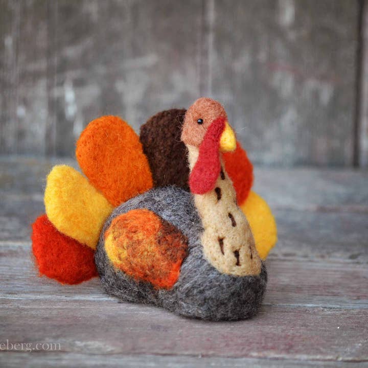 Bear Creek Felting - Wholesale DIY Craft Kit - Turkey Needle Felting Kit6
