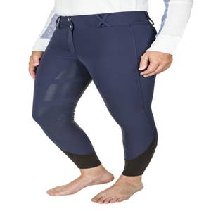 Lux GripTEQ Navy Knee-Patch – Equestly