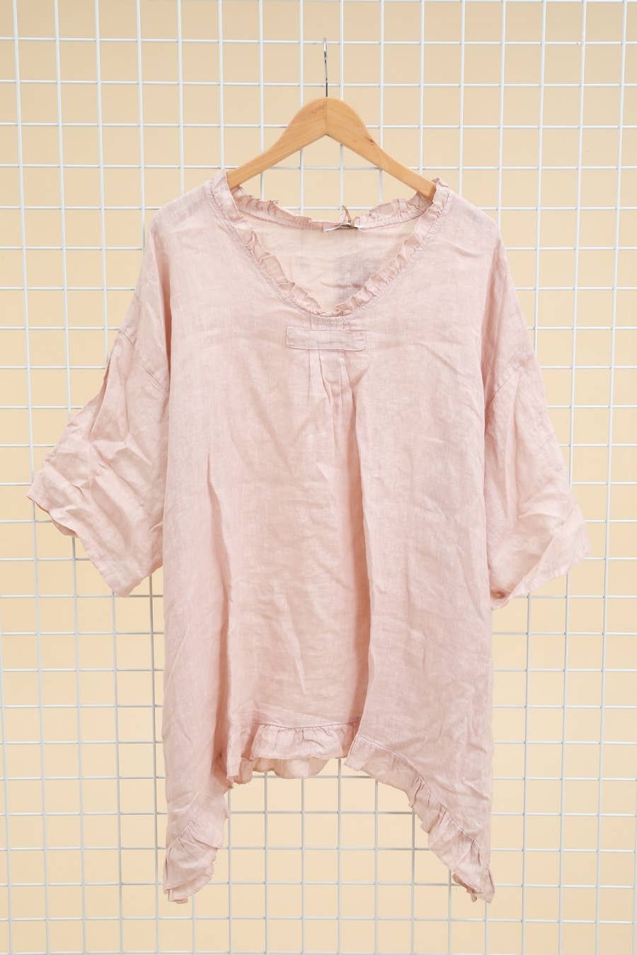 Lea & Luc - Grandes Tailles – Túnica - Mulher por atacado – Túnica de linho plus size com caimento solto30