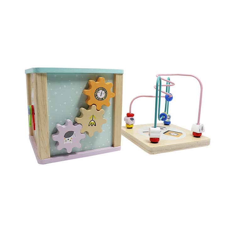 Leo & Friends - Wholesale Wood Toy - Kids - LEO & FRIENDS Wooden Activity Toy for 1, 2 Year-Old-Girls