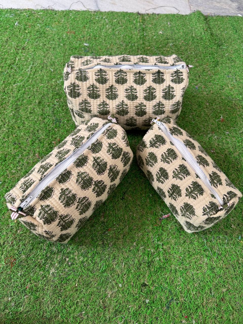 bhavnas boutique - Wholesale Make-up/cosmetic bag - Luxury 3 Piece Makeup Bag Tote Bag Chic Cosmetic Bags