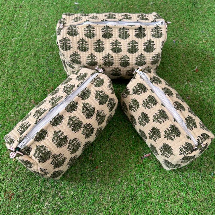 Luxury 3 Piece Makeup Bag Tote Bag Chic Cosmetic Bags and other Purchase Wholesale cosmetics makeup. Free Returns & Net 60 Terms on Faire trending on Faire.