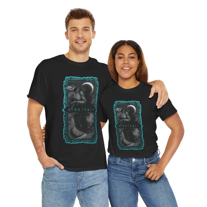 LVB Art - Wholesale T-Shirt (Graphic) - Unisex - As Above So Below Wendigo Unisex Heavy Cotton Tee104