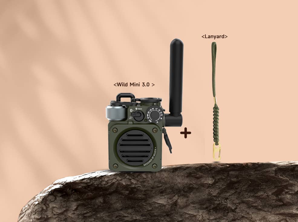 Muzen - Wholesale Speakers - MUZEN Wild Mini 3.0 Outdoor Portable Bluetooth Speaker11