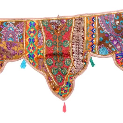 GYPSY STUDIO – Engroshandel Gobelin/tekstil – Indisk Patchwork Portdør Vægophæng Bomuld Hjemmedekoration2
