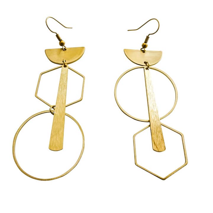 Elise Mismatch baumeln für den Großhandel von Ohemaa Jewellery