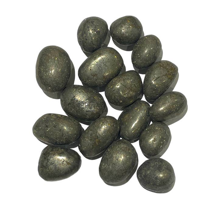 Foliesbijoux - Wholesale Spiritual Stone/Crystal - Pyrite Rolled Stone