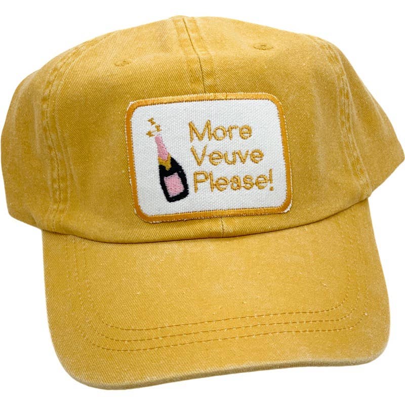 Studio S Designs - Wholesale Baseball Cap - Women's - Embroidered Hat-More Veuve Please0