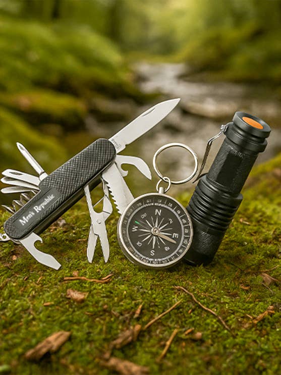 Men's Republic Multifunction Adventure Knife and Torch for wholesale by Men's Republic