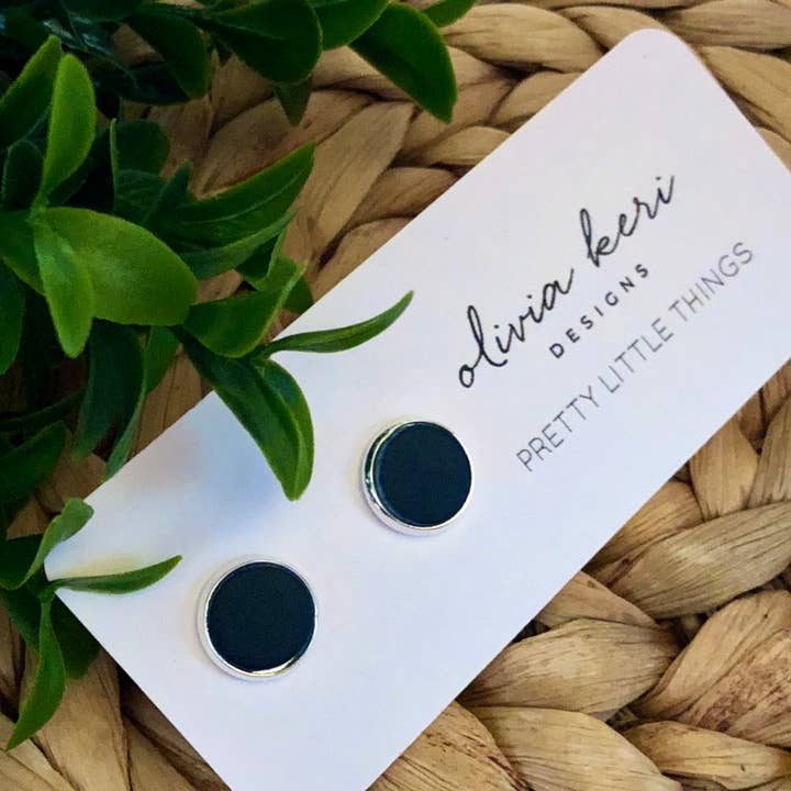 Olivia Keri Designs - Wholesale Stud/Post Earrings - Pretty Little Things Studs - Navy3