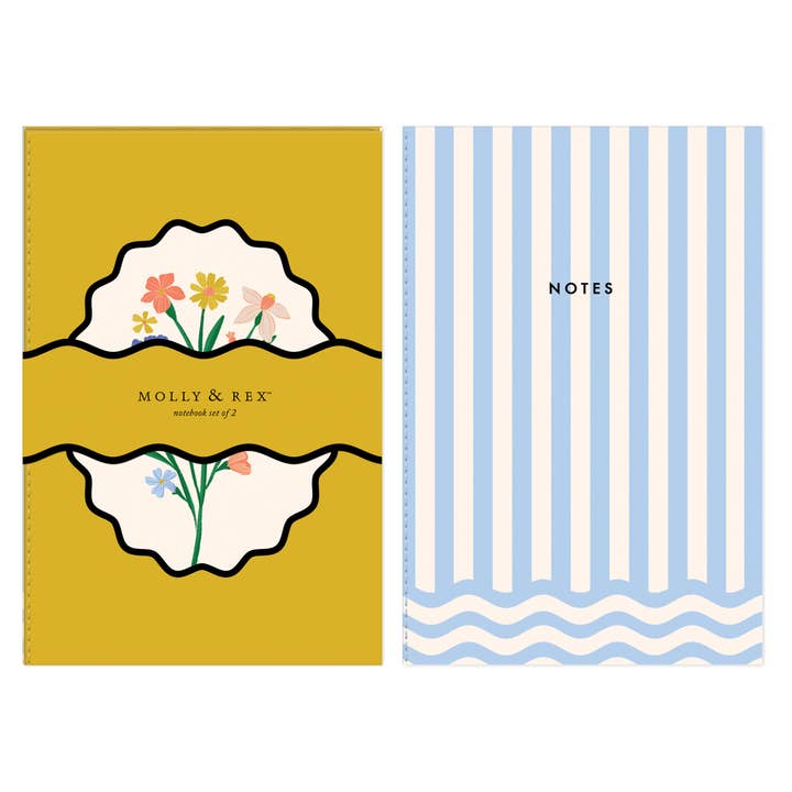 Notebook Set Flowers for wholesale by Punch Studio