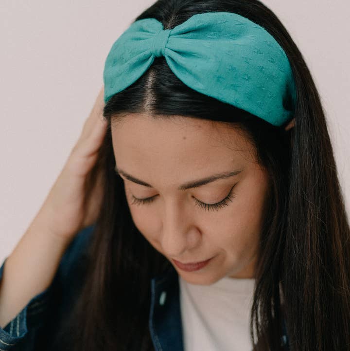 Nuevemi - Wholesale Fashion Headband - Women's - Headband - Turquoise Turban0