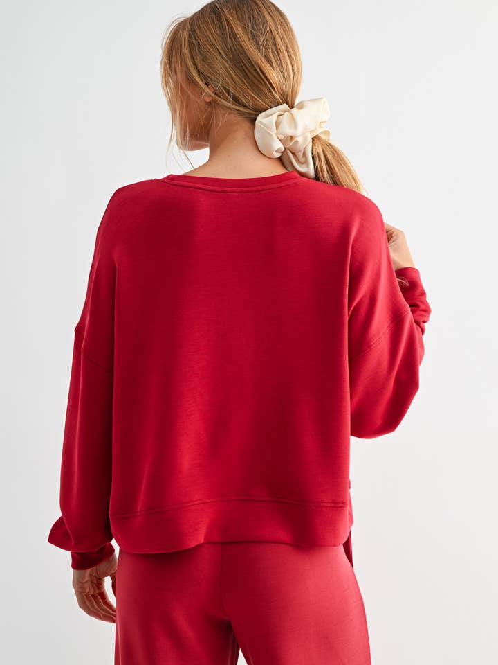 Mono B – Großhandel Sweatshirt – Damen – Laguna Pullover mit überschnittenen Schultern32