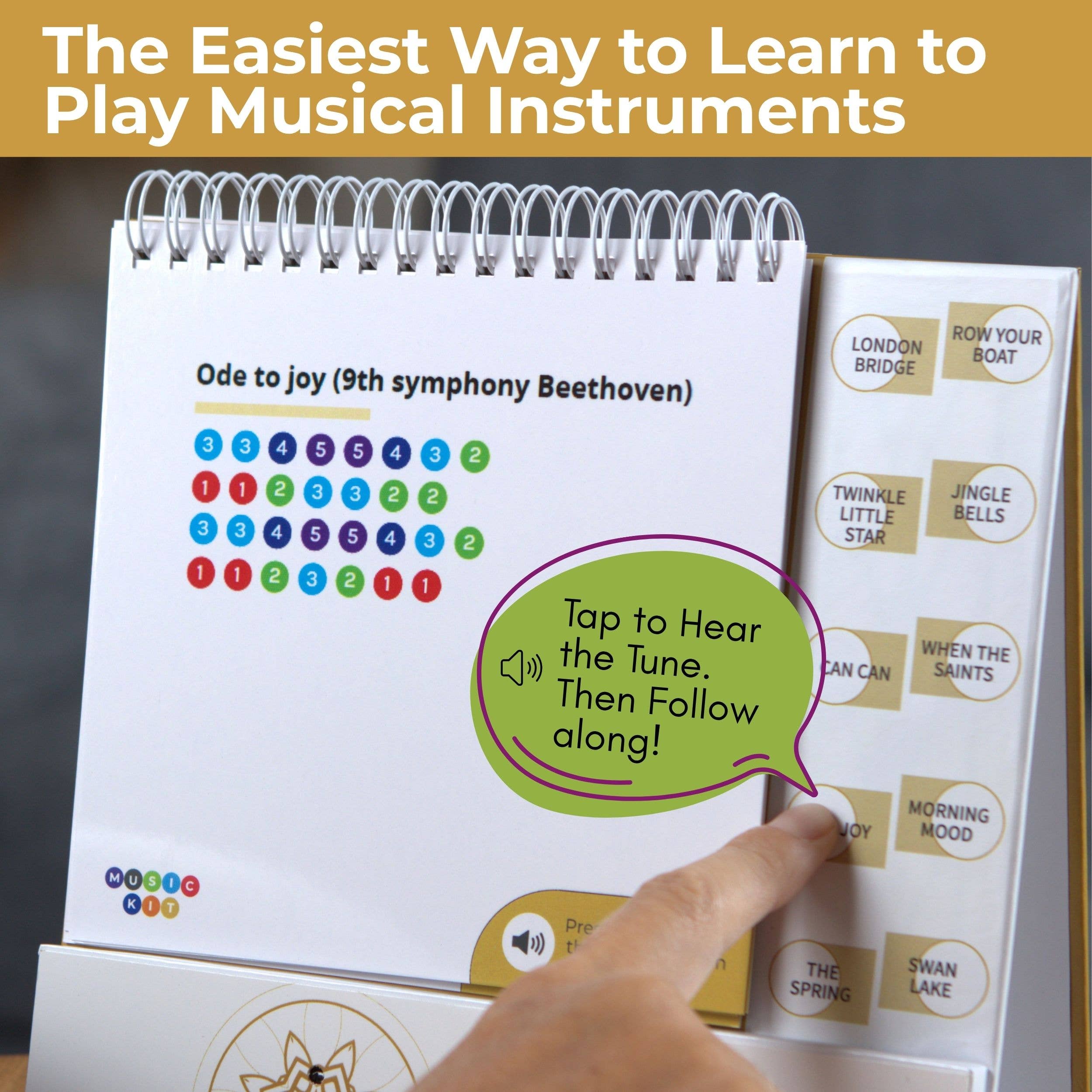 Sounds Of Silence Drums - Vente Instruments de musique - Steel Tongue Drum MusicKit, avec livre audio interactif3