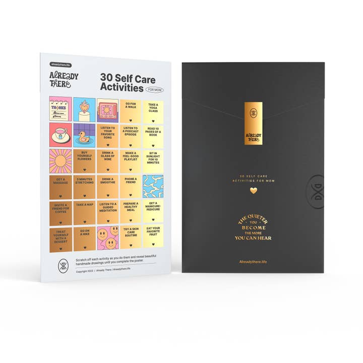 30 Self Care Activities For Mom - Scratch Off Poster for wholesale by Already There