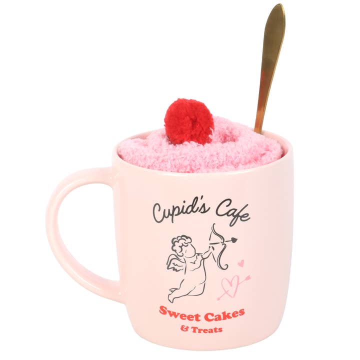 Nibble Distributors Ltd - Wholesale Coffee mug - Cupid'S Café Gift Set2