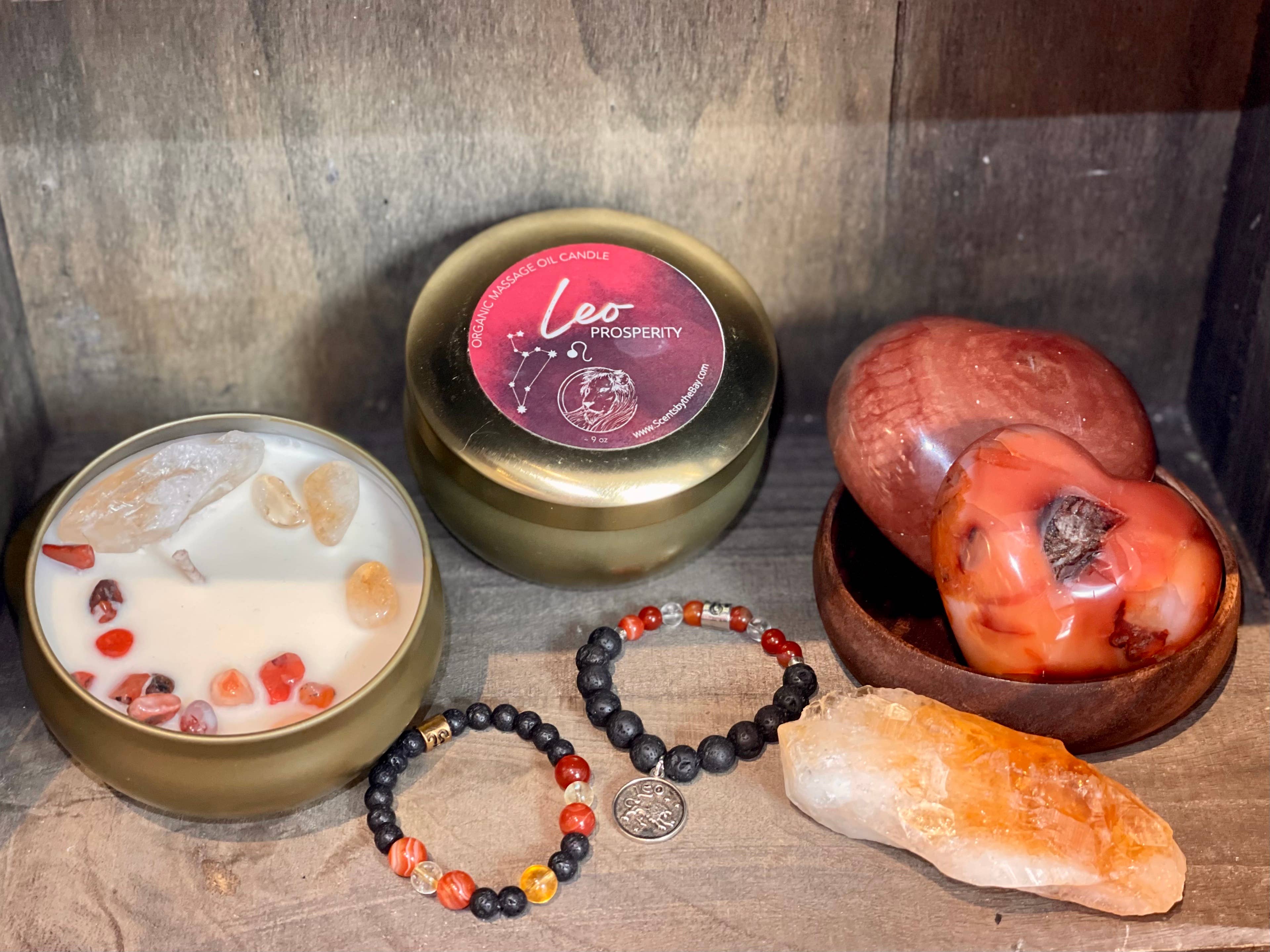 Scents by the Bay - Wholesale Travel Candles - Zodiac Hydrating Massage Oil Candles5