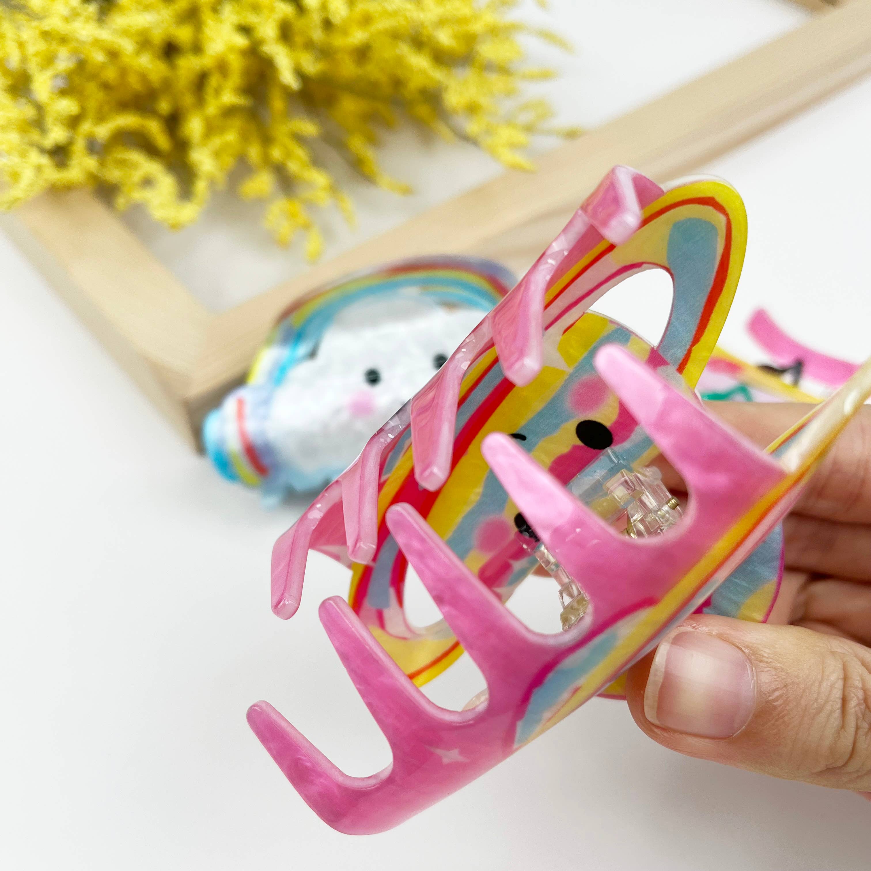 mildstyles – wholesale Hair clip – Women’s – Musical Note Colored Hair Claw Clip6