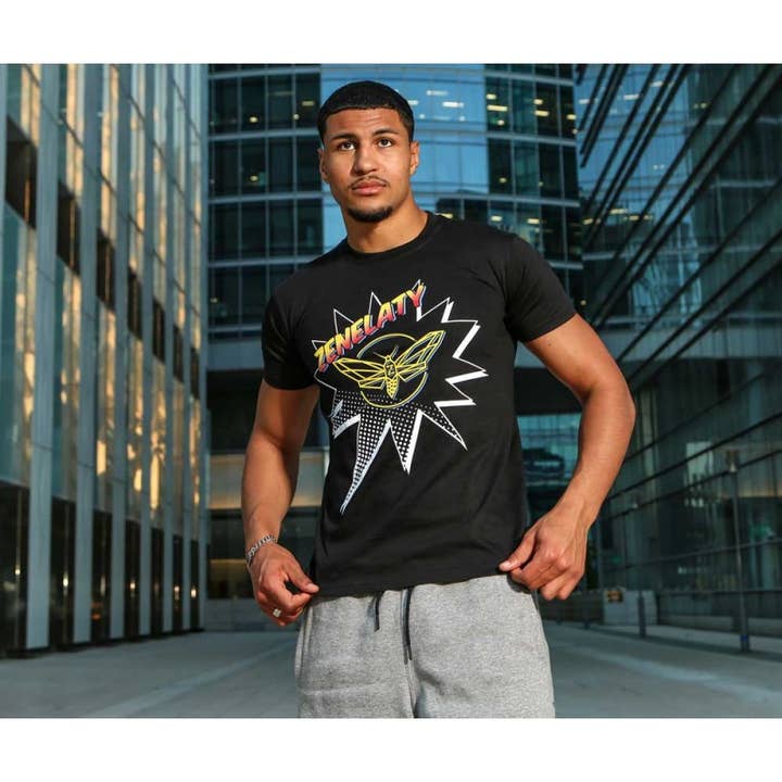 Maglietta POW Taglia M Colore Nero per la vendita all'ingrosso da parte di Zenelaty