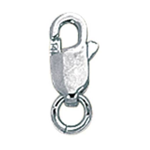 Fecho de lagosta brilhante em ouro branco 14K 8,0 mm por atacado de The Diamond Deal