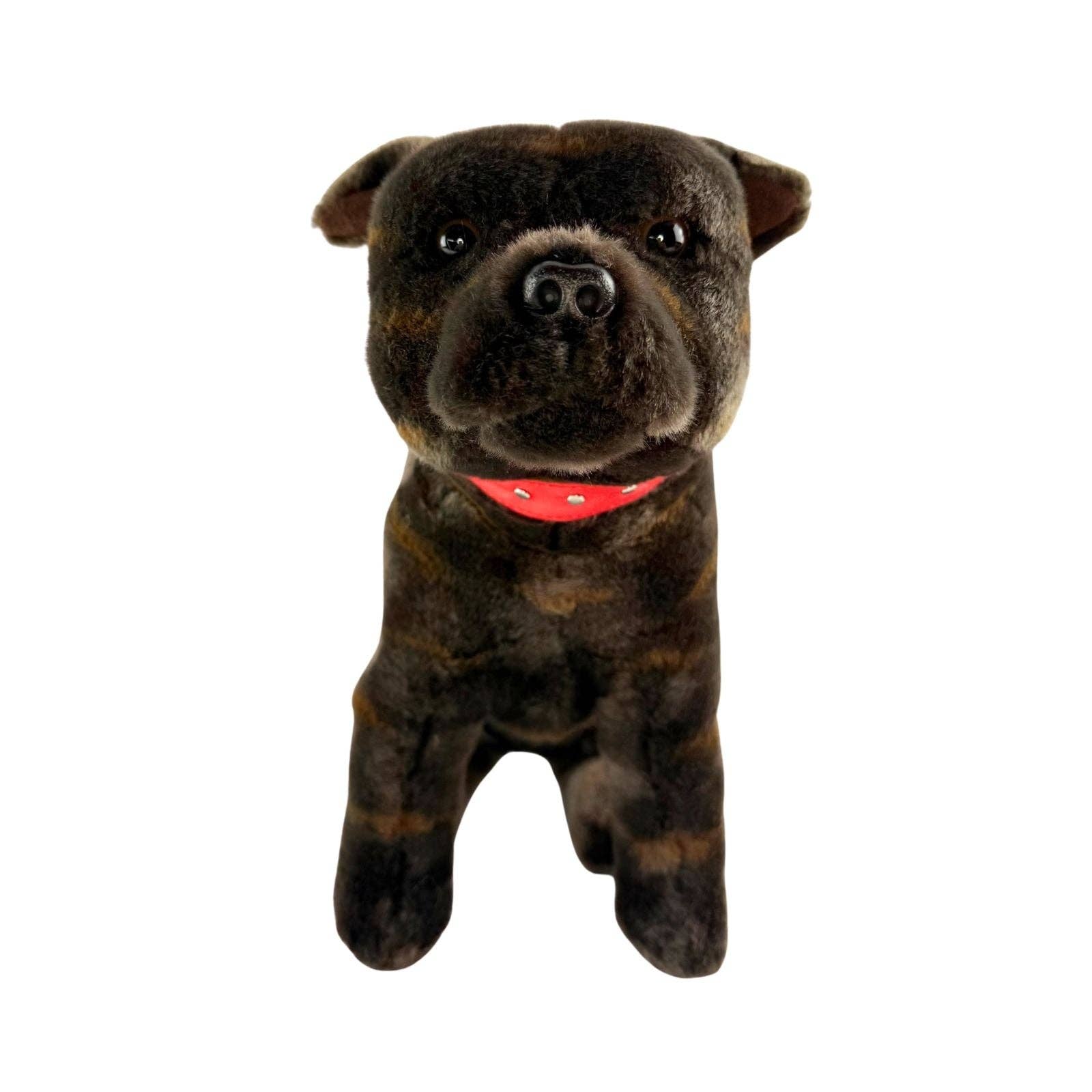 Bocchetta Plush Toys - Vente Peluche – chien - Scooter - Staffy - 32 cm assis, bringé7