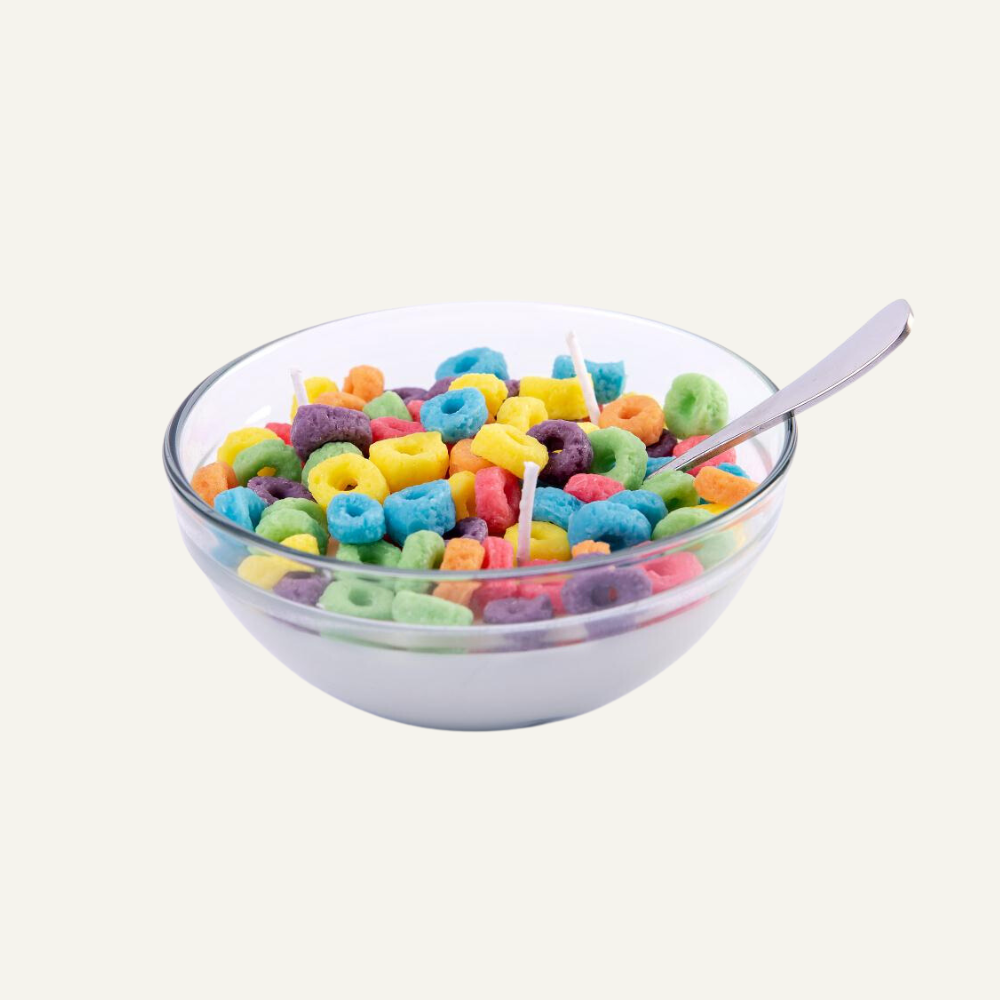 Southlake Gifts Canada - Wholesale Novelty Candle - Fruit Loops Cereal Candle Bowl7