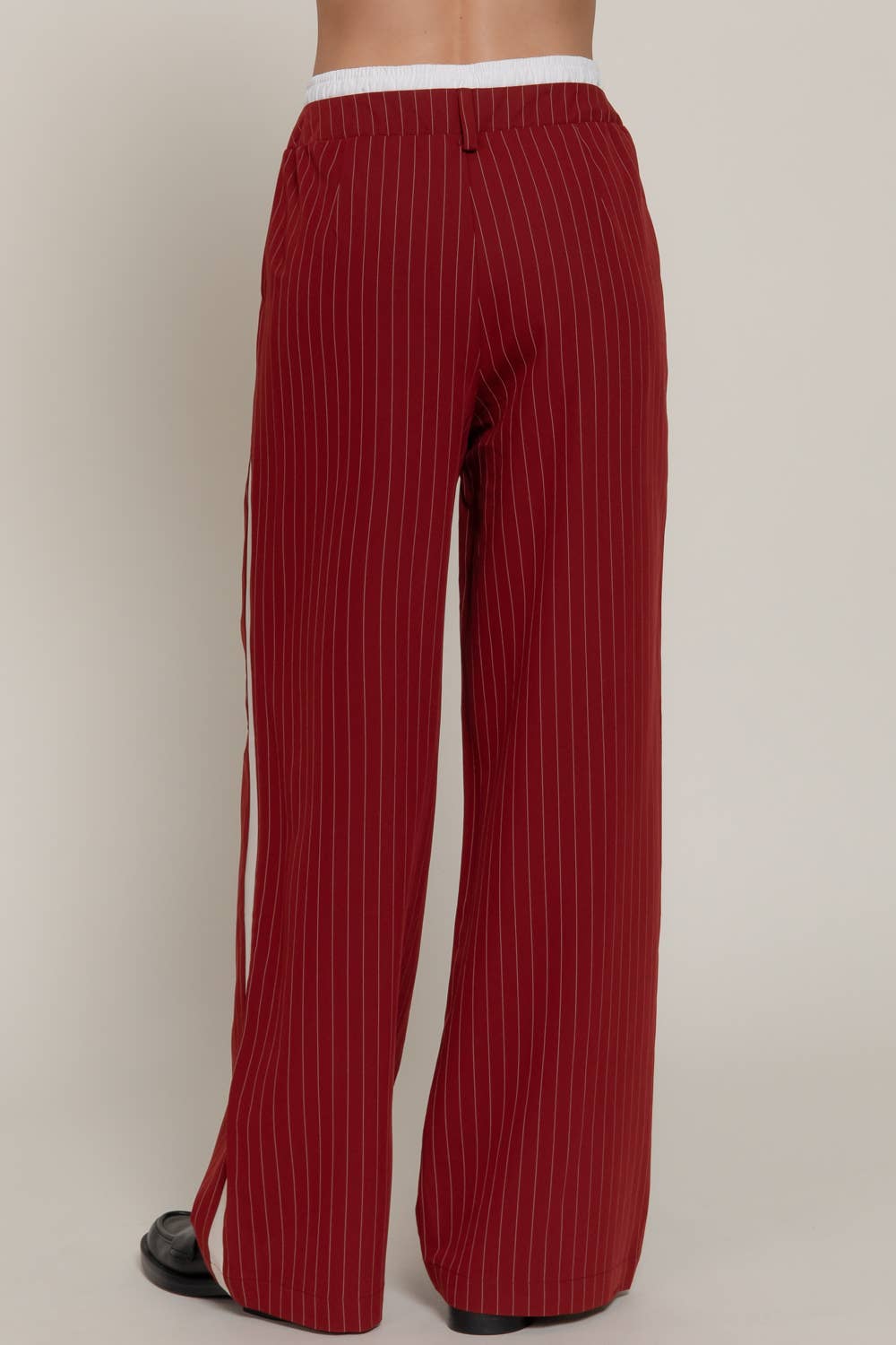 Active Basic | Active USA - Wholesale Pants - Women's - Side Stripe Detail Y/D Stripe Long Pants13