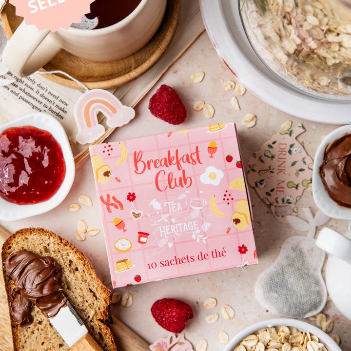 Tea Heritage - Wholesale Tea Bags - Breakfast Club Box - 10 organic tea and rooibos sachets2