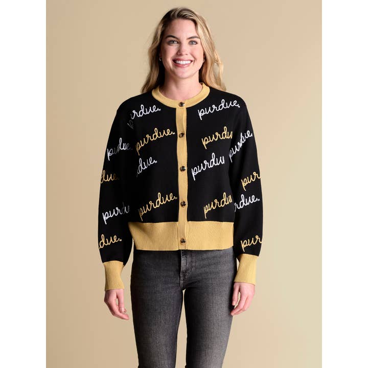 Den vinklade repbroderade koftan | Purdue för wholesale av Stewart Simmons